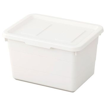 IKEA Sockerbıt Beyaz 19x26x15 cm Kapaklı Kutu