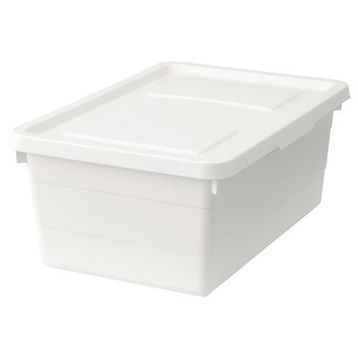 IKEA Sockerbit Beyaz 38x25x15 cm Kapaklı Kutu