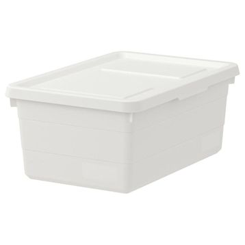 IKEA Sockerbit Beyaz 38x25x15 cm Kapaklı Kutu