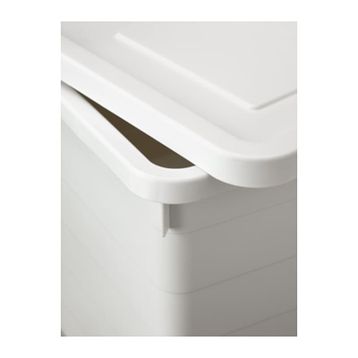 IKEA Sockerbıt Beyaz 38x51x30 cm Kapaklı Kutu