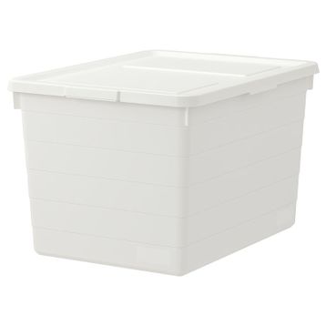 IKEA Sockerbıt Beyaz 38x51x30 cm Kapaklı Kutu