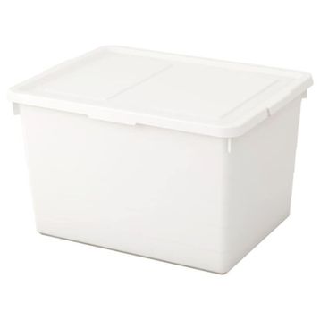 IKEA Sockerbıt Beyaz 38x51x30 cm Kapaklı Kutu