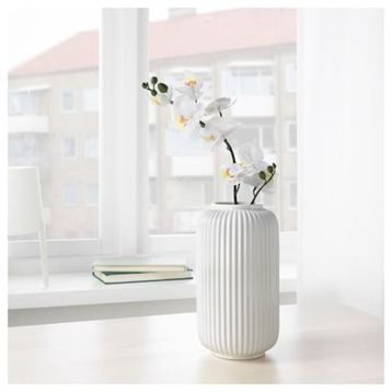 IKEA STILREN Vazo Beyaz 22 cm