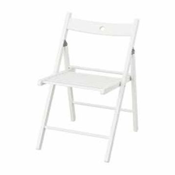 IKEA TERJE Katlanır Sandalye Beyaz