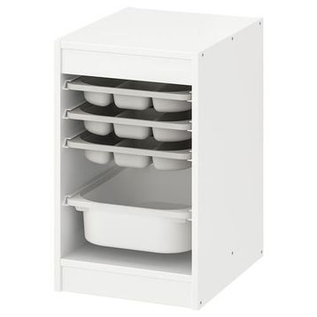 IKEA Trofast 34x44x55 cm Beyaz-Gri Saklama Ünitesi