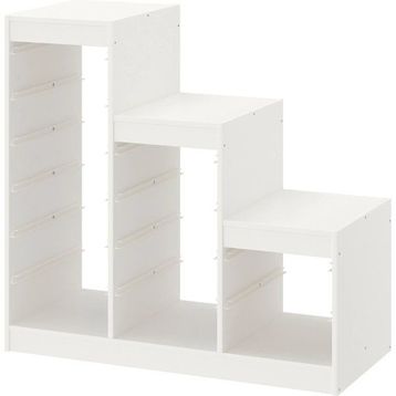 IKEA Trofast Saklama İskeleti 99x44x94 cm Beyaz Eşya Düzenleyici