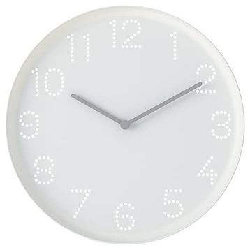 IKEA Tromma 25 cm Beyaz Duvar Saati