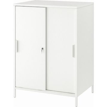 IKEA Trotten Beyaz 80x110 cm Sürgü Kapaklı Dolap