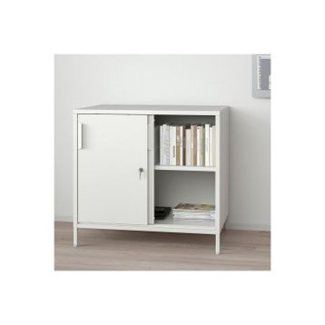 IKEA Trotten Sürgü Kapaklı Beyaz 80x75 cm Dolap