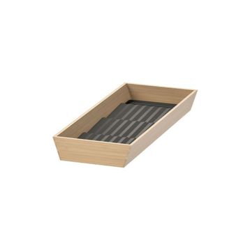 IKEA Uppdatera 20x50 cm Açık Bambu Antrasit Çekmece Düzenleyici