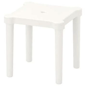 IKEA Utter Beyaz Çocuk Taburesi
