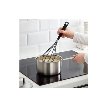 IKEA Uzunluk 34 cm Silikon Saplı Yumurta Çırpıcısı Siyah Çırpıcı