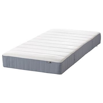 IKEA Vesteröy 90x200 cm Açık Mavi Tek Kişilik Yatak
