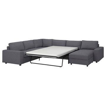 IKEA Vımle Gunnared Orta Gri Uzanma Koltuğu