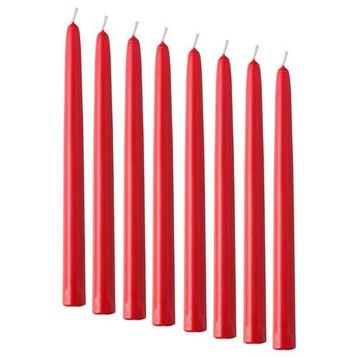 IKEA Vinterfint Kırmızı 5.5 saat Şamdan Mumu