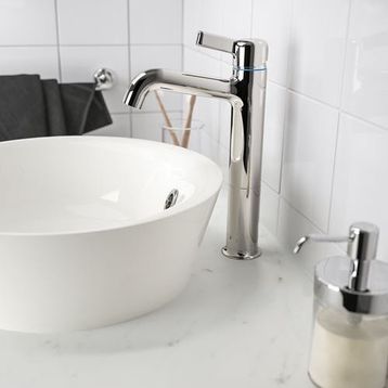 IKEA Voxnan Krom Kaplama Banyo Bataryası