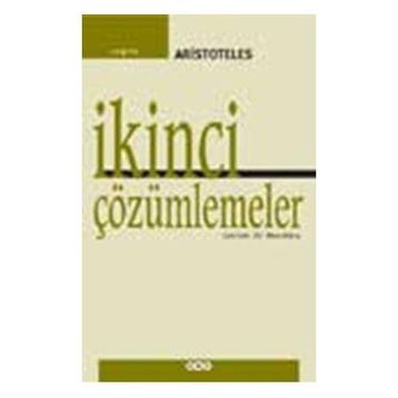 İkinci Çözümlemeler - Aristoteles