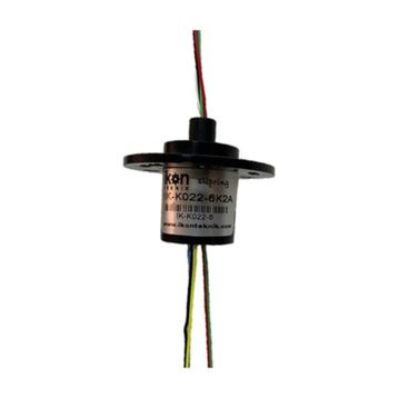 İkon 22 mm 6 Kanal 2 Amper Kapsül Slip Ring Döner Konnektör