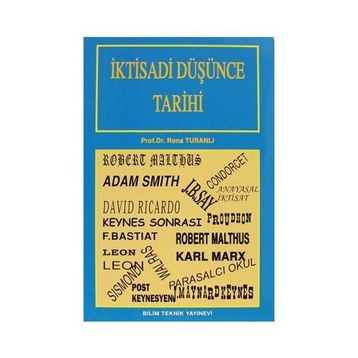 İKTİSADİ DÜŞÜNCELER TARIHI - ARIF ERSOY