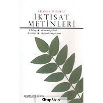 İKTİSAT METINLERI - AHMED MIDHAT