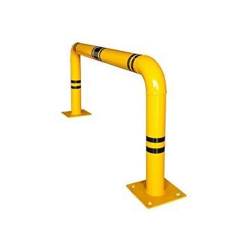 İleri Trafik 104x46 cm Otopark Kolon Koruyucu Metal Bariyer
