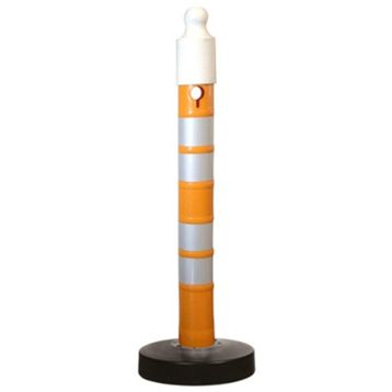 İleri Trafik 110x1200 mm Dubalı Uyarı Dikmesi