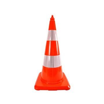 İleri Trafik Pvc 75 cm Çift Reflektifli Trafik Dubası