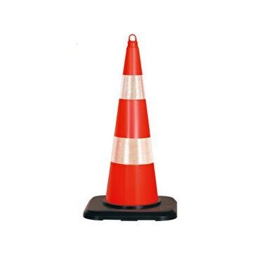 İleri Trafik Pvc 90 cm Çift Reflektifli Ağırlıklı Trafik Dubası