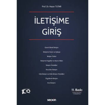 İletişime Giriş Prof. Dr. Hasan Tutar