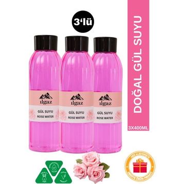 Ilgaz 3x400 ml Doğal Gül Suyu