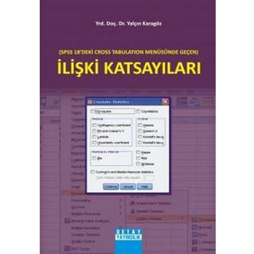 İLİŞKİ KATSAYILARI - YALÇIN KARAGÖZ