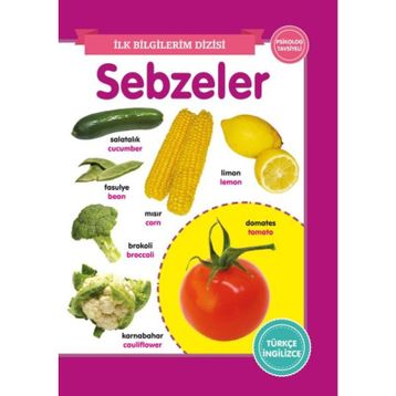 İlk Bilgilerim - Sebze Bak Öğren Kartları