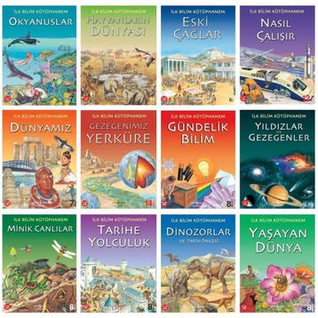 İlk Bilim Kütüphanem Seti - 12 Kitap