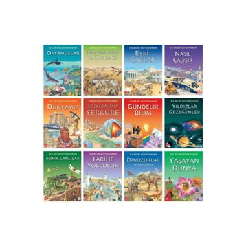 İlk Bilim Kütüphanem Seti - 12 Kitap