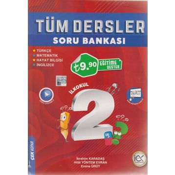 İlk Önce Yayıncılık 2. Sınıf Tüm Dersler Soru Bankası