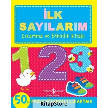 İlk Sayılarım - Çıkartma ve Etkinlik Kitabı - İş Bankası Kültür Yayınları