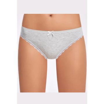 İlke İç Giyim Melanjlı Dantelli Bikini Külot