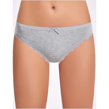 İlke İç Giyim Melanjlı Dantelli Bikini Külot