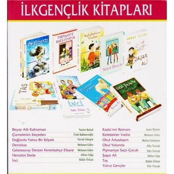İLKGENÇLIK KITAPLARIM SETI (15 KITAP TAKIM) 6. 7. VE 8. SINIFLAR İÇIN - KOLEKTIF