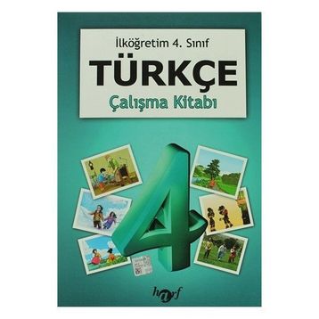 İlköğretim 4. Sınıf Türkçe Çalışma Kitabı - Gülcan Değirmenci Özlem Fındık