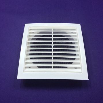 İloz 150 mm Çap Beyaz Dış Duvar Izgarası