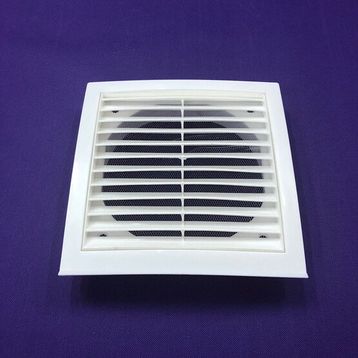 İloz 150 mm Çap Beyaz Dış Duvar Izgarası