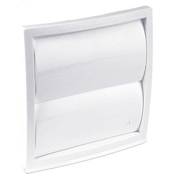 İloz Jaluzili 100 mm Çap Beyaz Dış Duvar Izgarası