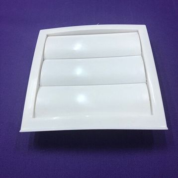 İloz Jaluzili 150 mm Çap Beyaz Dış Duvar Izgarası