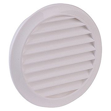 İloz Yuvarlak 100 mm Çap Gri Dış Duvar Izgarası