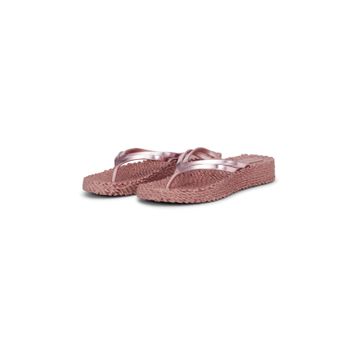 Ilse Jacobsen CHEERFUL08M Rose Gold Metalik Platformlu Kadın Parmak Arası Terlik