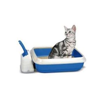 Imac Duo 59x40x28 cm Lacivert Kedi Tuvaleti