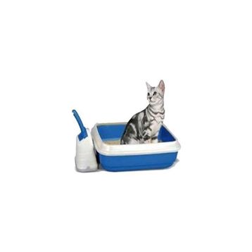 Imac Duo 59x40x28 cm Lacivert Kedi Tuvaleti