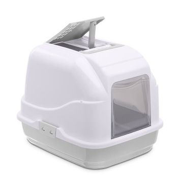 Imac Easy Cat Gri 50x40x40 cm Kapalı Kedi Tuvaleti