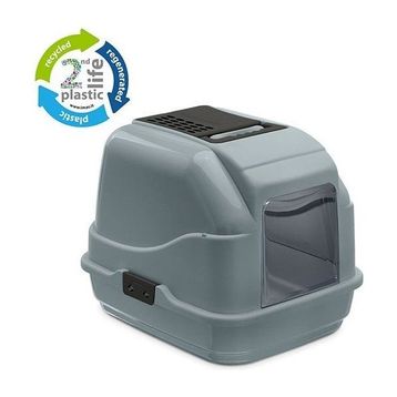 Imac Easy Cat Gri 50x40x40 cm Kapalı Kedi Tuvaleti